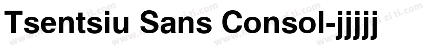Tsentsiu Sans Consol字体转换